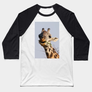 Maasai or Masai, Giraffe, Serengeti, Tanzania Baseball T-Shirt